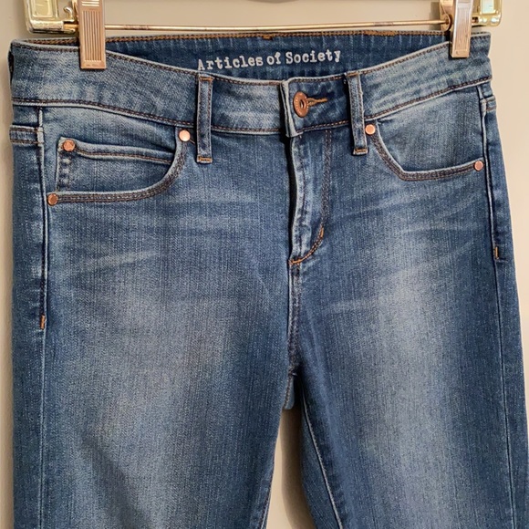 Articles of Society Skinny Jeans Raw Hem - Picture 3 of 12